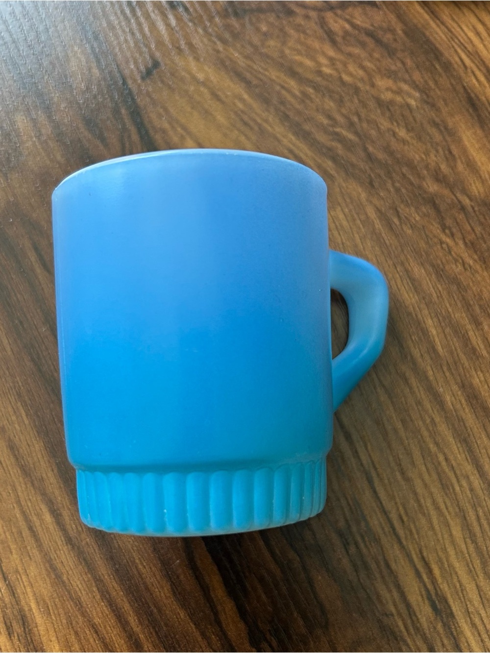 Vintage Fire King Blue Ceramic Coffee Mug